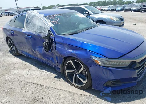 2021 Honda Accord Sport z USA, uszkodzony, nr VIN 1HGCV1F33MA112606